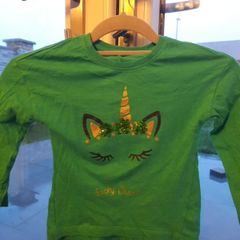 St.Patrick's green top size 5 years