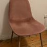 Pink Sued Chair Image 2