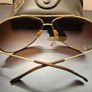 Vintage Aviator Ray-ban sunglasses RB3293 Gold frame Image 3