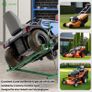 Ride on Mower Jack Lift, Telescopic Maintenance Jack for Lawn mowers and Garden Tractors, Weight Capacity 400kg, Green Image 5