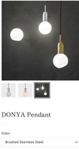 Ceiling Pendant Lights x 2