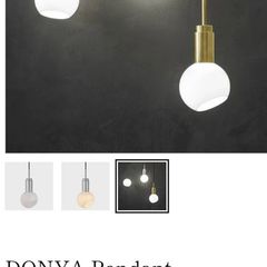 Ceiling Pendant Lights x 2