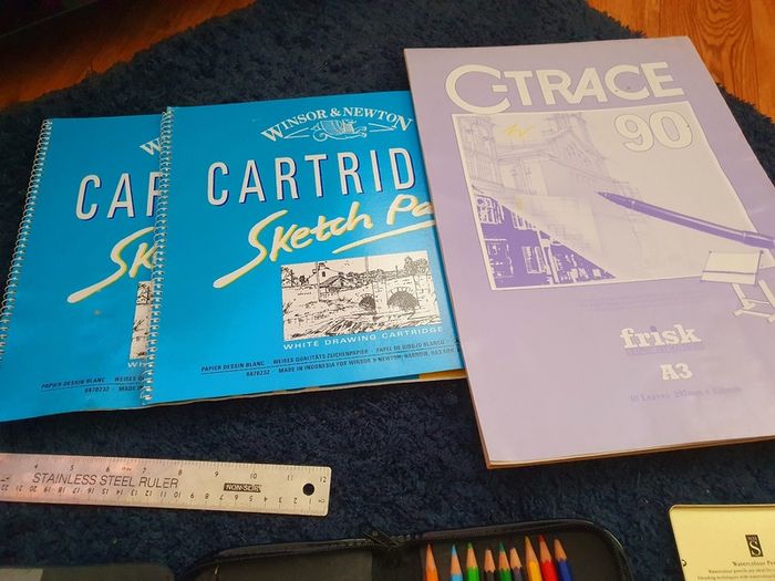 Large Art & Design Starter Bundle - Sketch Pads, Portfolios, Pencils, Markers & More