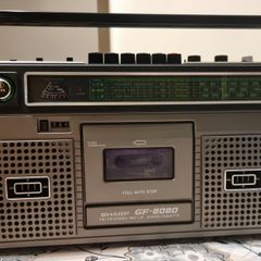 Sharp GF-8080 Stereo Radio Cassette Boombox (Vintage 1977) - Working.