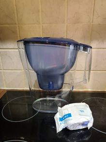 New Brita Aluna MXPRO Blue Water Jug 2.4 L