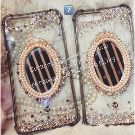 Bling bling customized phone cover (any model)