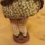 Vintage 70's Handmade Santons Terracotta "Old Lady" Doll/Figurine Image 5