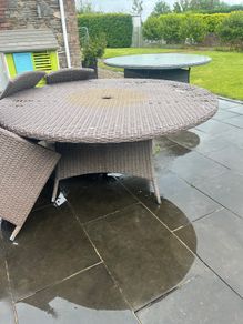 8 seater garden table