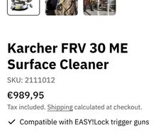 Karcher Surface Cleaner