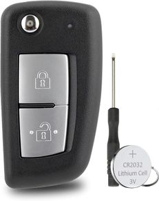 2 Button Key Fob Case Shell For Nissan Qashqai J11 Juke X-Trail T32 Juke F15 Micra K14 Pulsar C13