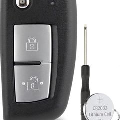 2 Button Key Fob Case Shell For Nissan Qashqai J11 Juke X-Trail T32 Juke F15 Micra K14 Pulsar C13
