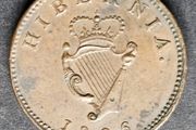 Excellent Ireland Hibernia Farthing 1806 - King George III coin