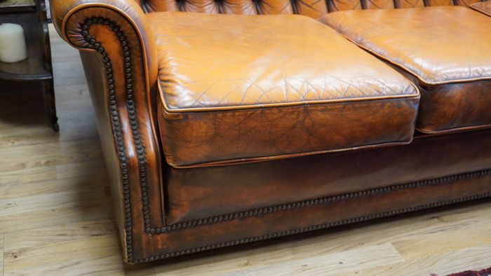 1977 Art Forma Cleveland Leather Three Seater