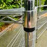 Stainless Steel Shop Shelving - Display Racking - Like New - Very Strong Image 4