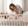 Nested Sorrento Wooden Cot Bed White Image 7