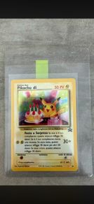 Pikachu's Birthday (Italian) 2001 Wizards of the Coast Black Star Promo