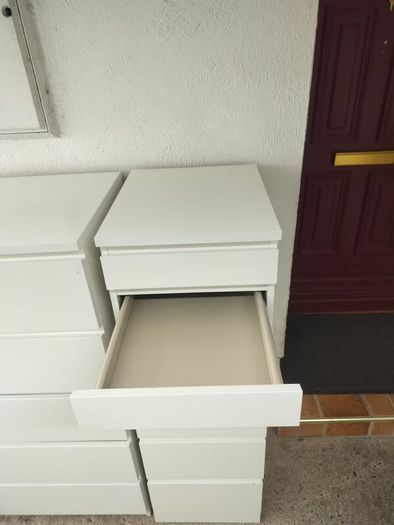 Chest of 6 drawers with mirror