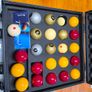 Jonny 8-Ball English Pool Ball Carry Case Aluminium Black Image 4