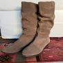 DUNE - brown suede mid-calf boots size 39 Image 4
