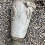 Antique French Stoneware and Enamel Pot Image 6
