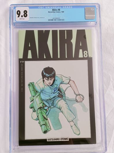 Akira Issue 8 CGC 9.8 Certified Graded Comic Framed DC Marvel