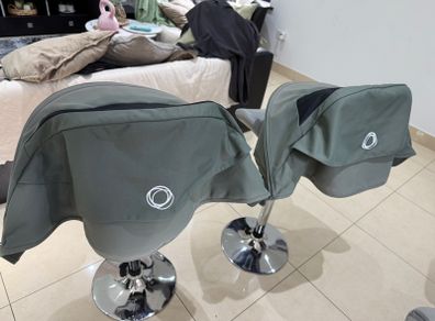 bugaboo donkey forest green hoods x2 in swords