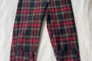 Brand New Penneys Tartan Trousers Size 4 Plaid Skinny Pants