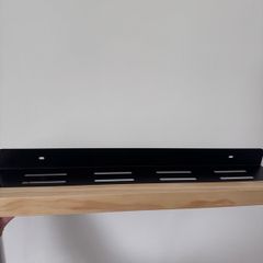 Wall Shelf Black & Natural Wood