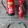 Fire Extinguisher Chrome Stand Image 3