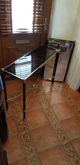 Console Table with matching Mirror