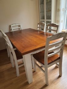 Dining table and chairs
