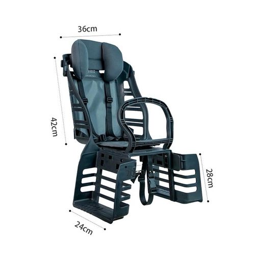 Brand new bike childseat with all weather hood + helmet