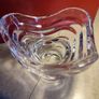 Tipperary Clear Crystal Candle Holder Clear Bowl Dish Marked 5 inches. Image 7