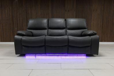 3 Seater Rita Plus Electric Leather Recliner Sofa