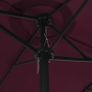 Outdoor Parasol with Aluminium Pole 460x270 cm Bordeaux Red Image 4