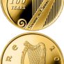 2022 100 euro GOLD PROOF IRISH COIN, 100th anniversary of the Treaty Image 4