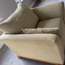Armchair with matching footstool Image 4
