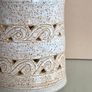 Vintage Ventry Penny's Pottery Jar Vase Candleholder, Atlantic Waves Image 2