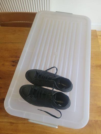 Plastic Storage Box on Wheels