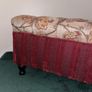 Large Deep Buttoned Storage Ottoman, Blanket Box 92cm Image 3
