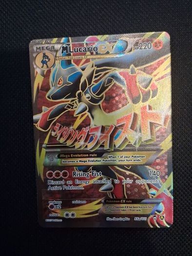 Pokemon Card : Mega Lucario ex 55a