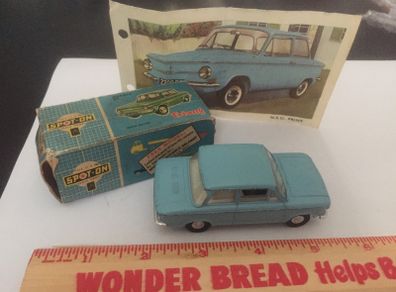 Spot-on. Tri-ang. NSU print. Model 193, with box and collector's card. Very rare