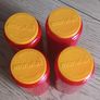 4 x Large Red Memorial or Grave Candles Image 3