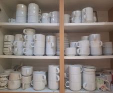Cups and saucers Free to collect