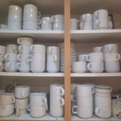 Cups and saucers Free to collect