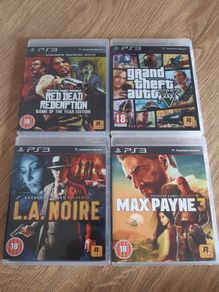 PS3 - 6 Rockstar Games for Playstation, some with Exclusive Maps and Exclusive Content