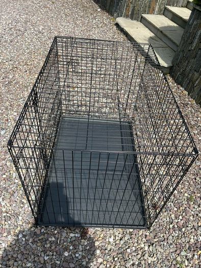 Extra Large 2 Door Folding Dog Crate