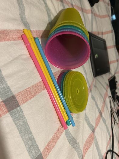 plastic cups