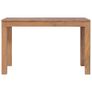 Dining Table Solid Teak Wood with Natural Finish 120x60x76 cm Image 5