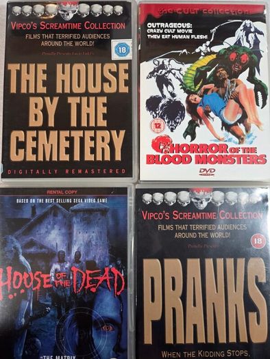 Horror DVD bundle